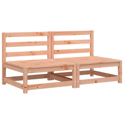 Produktbild von Gartensofas ohne Armlehnen 2 Stk. 70x70x67 cm Douglasienholz