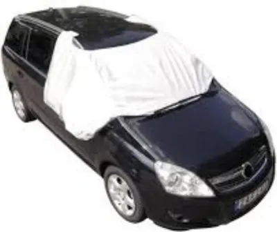 Produktbild von Scheiben-Abdeckung XXL Frostschutz & Diebstahlschutz für Front- & Seitenscheiben auch Vans größere Fahrzeuge inkl. Aufbewahrungstasche