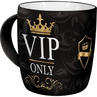 Image de Nostalgic-Art - Tasse à café - Attention - VIP Only