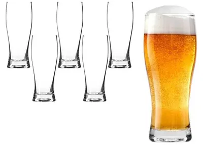 Zdjęcie produktu dla Szklanki kufle do piwa 6szt 500ml CHILL