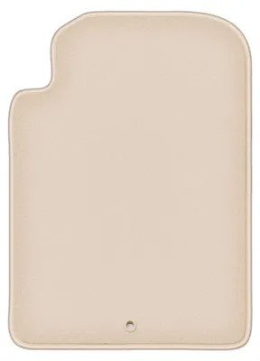 Produktbild von DURBAN Beige Velours-Fahrerfußmatte für SsangYong Rexton III SUV (2013-)