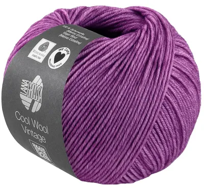 Produktbild von Lana Grossa - Cool Wool Vintage 7396 rotviolett