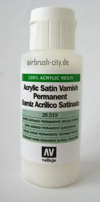 Image de Vallejo Klarlack Seidenmatt 60 ml 100 960 VERNIS SATINÉ ACRYLIQUE 26.519