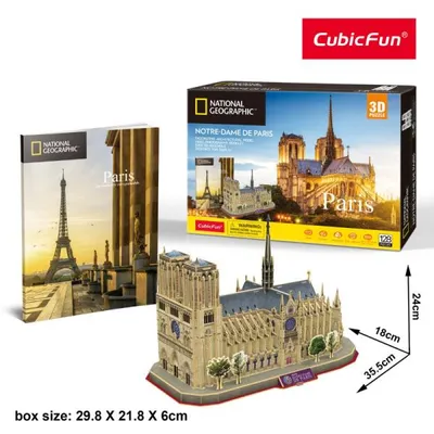 Zdjęcie produktu dla Puzzle 3D 128El Notre-Dame De Paris 0986