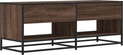 Produktbild von vidaXL TV-Schrank Braun Eiche-Optik 120,5x40x46cm Holzwerkstoff Metall