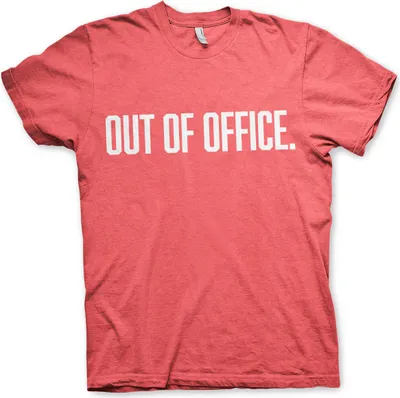 Produktbild von OUT OF OFFICE T-Shirt - XX-Large - Red-Heather
