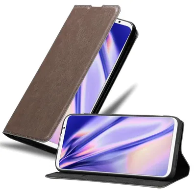 Produktbild von Cadorabo Hülle für MEIZU 16TH Schutz Hülle in Braun Handyhülle Etui Case Cover Magnetverschluss