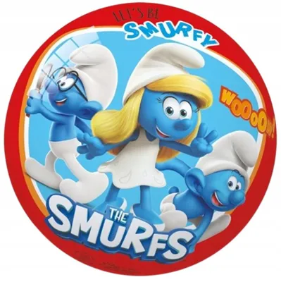 Obrázek produktu pro Gumová míč s motivem Skrčků pro děti, průměr 23 cm