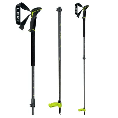 Obrázok produktu pre Leki Guide Lite 2 Carbon Dark Anthracite/Neonyellow/Black 105 - 150 cm Turistické palice