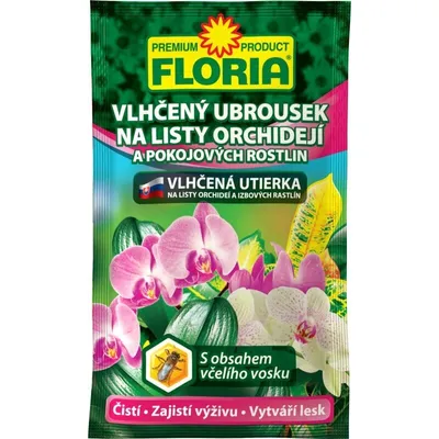 Obrázek produktu pro AGRO CS a.s. FLORIA Vlhčené ubrousky na listy