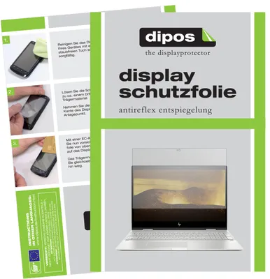 Produktbild von 2x HP Envy X360 13.3 Zoll bd0503na Schutzfolie matt Displayschutzfolie Folie