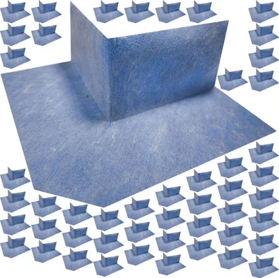 Produktbild von 50 Stück doitBau Sanitär Dichtecke Außen TPE blau 60x105mm
