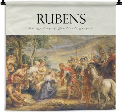Produktbild von MuchoWow® Wandteppich Wandbehang Kunst - Rubens - Alte Meister 60x60 cm Tapisserie Dekoration Wandtuch - Dekorationen - Wand Decke