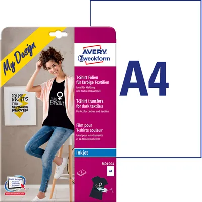 Zdjęcie produktu dla Avery MD1004, Wielobarwny, Atramentowa, A4 (210×297 mm), 8 ark.