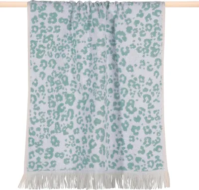 PAD Handtuch Frottee Serie LEOPARD white-sky