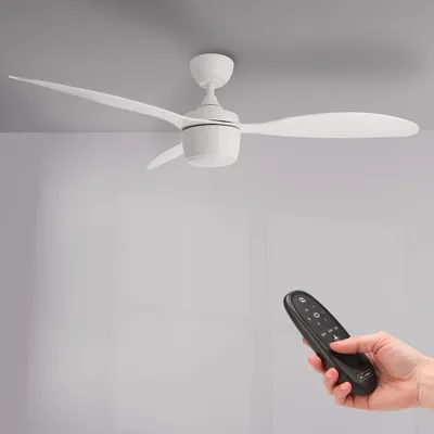 Deckenventilator mit LED-Licht, 132 cm, 51 W, 6 Stufen, Fernbedienung