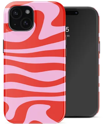Productafbeelding van Selencia Vivid Backcover met MagSafe voor de Apple iPhone 15 - Dream Swirl Pink