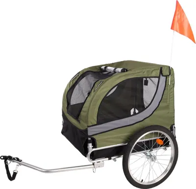 Produktbild von Flamingo Fahrradanhänger Tybalt grün/schwarz
