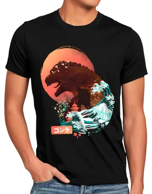 Produktbild von style3 Edo Kaiju Herren T-Shirt japan monster nipon tokio tokyo