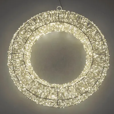 Produktbild von Formano LED-Kranz - Ø 40cm, 1920 Micro LEDs, aus Metall