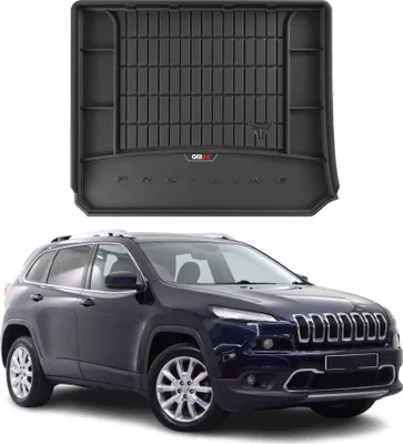 Produktbild von OMAC Gummi Kofferraumwanne für Jeep Cherokee KL 2014-2024 TPE Laderaumwanne