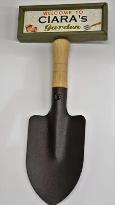 Gartenschild personalisiert, zum Aufhängen, mit Haken
