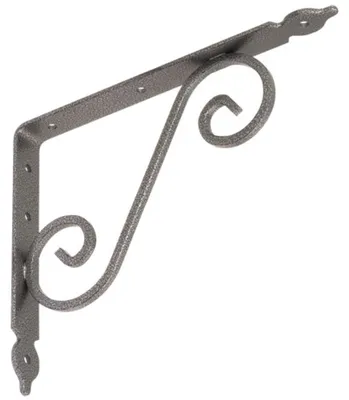 Image de Regalwinkel mit Ornament in silber 240 x 190 mm