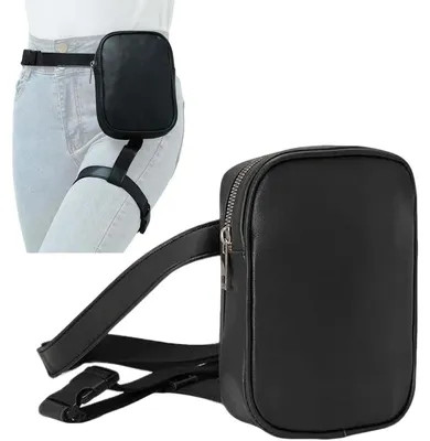 Produktbild von Beintasche Motorrad Damen & Herren Polyurethanwasserdicht abnehmbarer Gurt 18.5x12.5x5cm