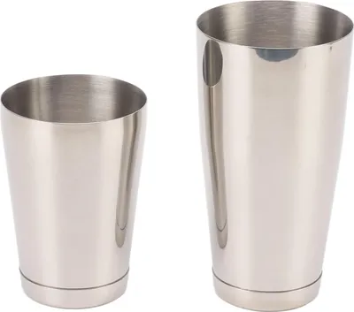 Zdjęcie produktu dla 304 Shaker do koktajli ze stali nierdzewnej 2 sekcje Mikser barmański Shaker do wina Lustrzana powierzchnia z dolnym kubkiem