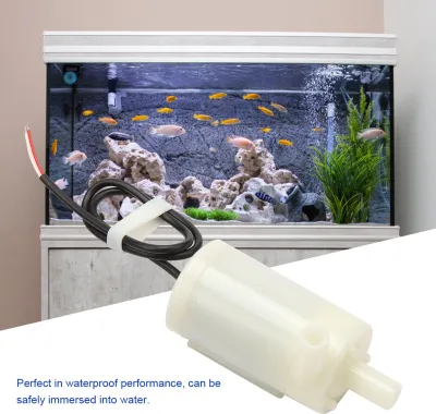Obrázok produktu pre DC 3V/5V/6V obojživelné horizontálne nízko hlučné fontány malé ponorné čerpadlo