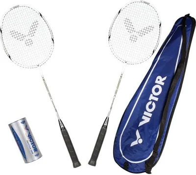 Produktbild von Victor Badminton Set Atomos 800 | Badmintonset Badmintonschläger Badmintonbälle Badmintonhülle
