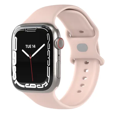 Produktbild von EAZY CASE Apple Watch Armband Silicon 44mm/45mm/49mm verstellbares Ersatzarmband, iWatch Serie, Sportarmband in Rosa