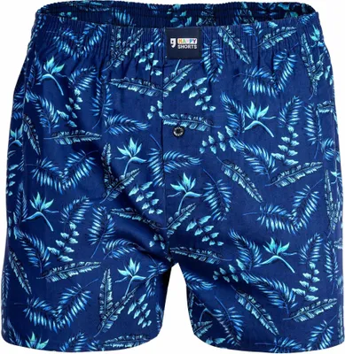 Produktbild von Happy Shorts Herren Webboxershorts - American Style, Baumwolle, gemustert Hawaii S