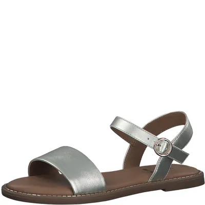 Produktbild von s.Oliver Damen Sandale flache Sandalette 5-28133-20, Größe:40 EU, Farbe:Gold