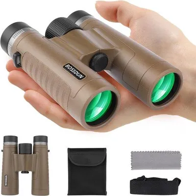Obrázek produktu pro Kompaktní dalekohled - zelený - 12x32 - Vodotěsný dalekohled s nočním viděním - pro dospělé a děti od 8 let