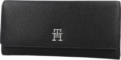 Produktbild von Tommy Hilfiger Damen Geldboerse aus Polyurethan in Schwarz AW0AW14221_NERO_BDS
