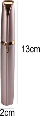 Produktbild von Elektrischer Augenbrauentrimmer 1 Stück, Roségold, Wiederaufladbarer Präzisions-Haarentferner, Für Damen-Augenbrauenpflege