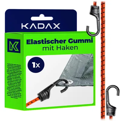 Zdjęcie produktu dla KADAX Guma Elastyczna Linka z Hakiem Do Plandek Bagażu