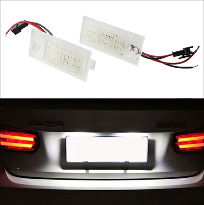 Produktbild von 2x LED PREMIUM Kennzeichenbeleuchtung für Audi A6 4B C5 Limousine ab 1997-2005