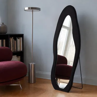 LunaMirror Cleo Ganzkörperspiegel Schwarz 160 x 60 cm – Ansicht 1