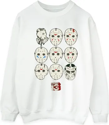 Produktbild von Friday The 13th - Sweatshirt für Herren BI23756 (M) (Weiß)
