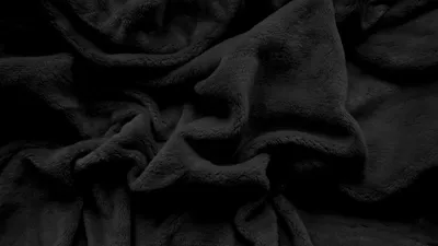Produktbild von Mikroplüsch-Bettlaken 90 x 200 cm Schwarz