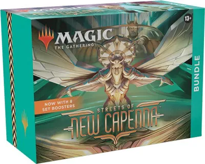 Produktbild von Magic: The Gathering - Streets of New Capenna Bundle englisch, Sammelkarten