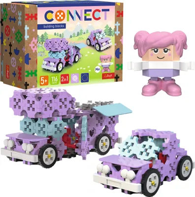 Obrázek produktu pro Trefl Connect, Sada na stavění, 5 rok/roky, Celulóza, Plast, 116 kusů, 500 g