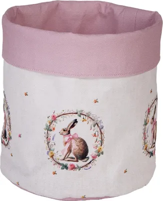 Obrázok produktu pre Košík na chlieb Clayre & Eef Ø 15x16 cm Béžová bavlna