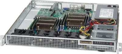 Produktbild von Supermicro 514-505, Rack, Server, Weiß, EATX, 1U, Heimbüro