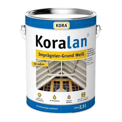 Produktbild von KORA Koralen Imprägnier Grund 2.5 Liter Weiss