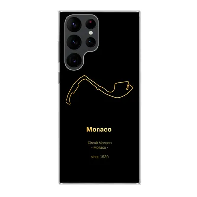 Produktbild von MuchoWow® Handyhülle Schutzhülle Hülle für Samsung Galaxy S22 Ultra Formel 1 - Monaco - Rennstrecke Silikon Softcase Handy Hülle - Abbildung