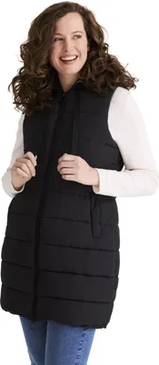 Produktbild von Stooker Women WANDA MIT KAPUZE Damen Steppweste Slim Fit 40/42 black