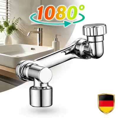 Productafbeelding van Verstelbare kraanverlengstuk, 1080° draaibaar, spuitkopverlenging
